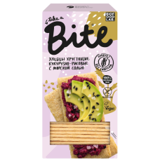 Хлебцы хрустящие кукуруз-рис с мор.солью 150г Bite
