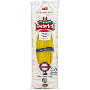 Макароны без глютена Лапша длинная, 400 г Federici Linguine