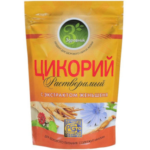 Цикорий с экстр. женьшеня, 85г, ТМ "Здравник"