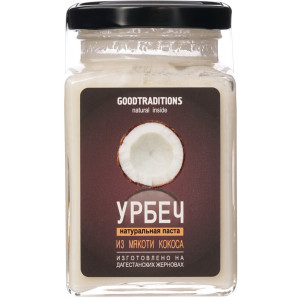 Урбеч из мякоти кокоса, 230 г, тм Мералад