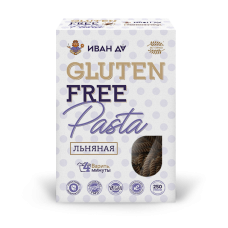 Паста Иван-Да БЕЗГЛЮТЕНОВАЯ льняная, 250г