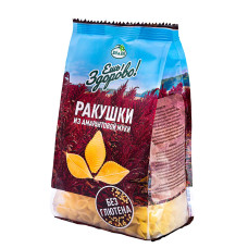 Макароны без глютена из амарантовой муки, Ракушки, 250 г «Ешь здорово»