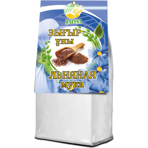 Мука льняная без глютена пач. 1кг Qazyna