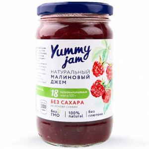 Джем малиновый 350 гр Yummy jam