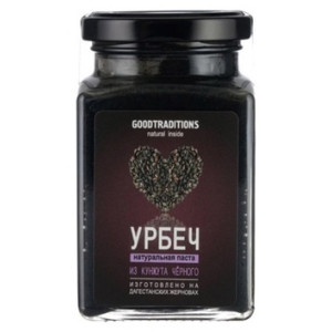 Урбеч из Кунжута ЧЕРНОГО GOODTRADITIONS, стекло, 230г.