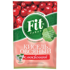 Кисель Fit овсяный клюквенный 30гр