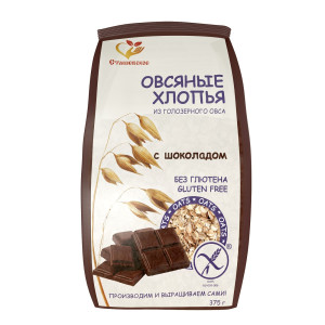 Овсяные хлопья Сташевское с шоколадом 375гр Сташевское