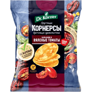 Чипсы кукуруза - рис вяленые томаты 50г Dr. Corner