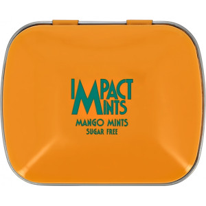 Драже без сахара освежающие со вкусом манго IMPACT MINTS 14гр