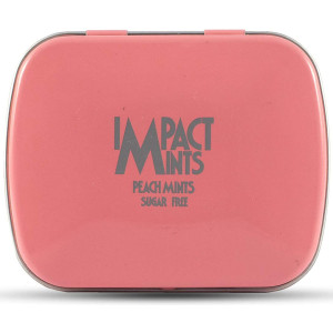 Драже без сахара освежающие со вкусом персика IMPACT MINTS 14гр