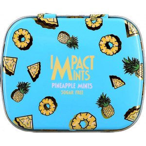 Драже без сахара освежающие со вкусом ананаса IMPACT MINTS 14гр
