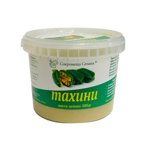 Тахини паста кунжутгная 500гр Скоровища Сезама