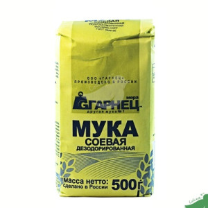 Мука без глютена соевая, 500г Гарнец