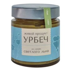 Урбеч из светлого льна 200г тм Живой продукт