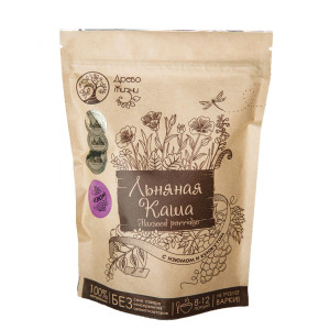 Льняная каша с изюмом и кунжутом 400г тм Источник жизни