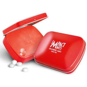 Драже без сахара освежающие со вкусом клубники IMPACT MINTS 14гр