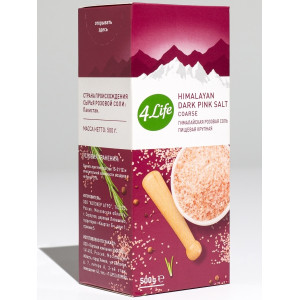 Соль розовая гималайская круп. 500г.4Life
