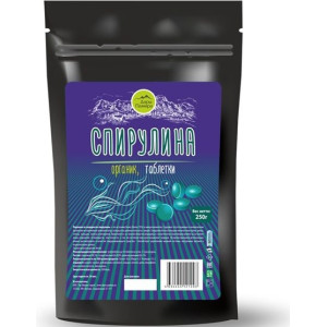 Спирулина в таблетках Дары памира, 250г