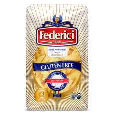 Макароны без глютена Перья рифлёные, 400 г Federici Penne Rigate
