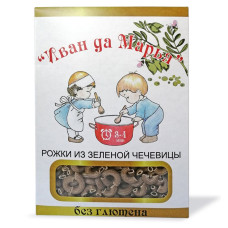 Рожки из Зеленой Чечевицы б/г, 400г., "Иван да Марья"