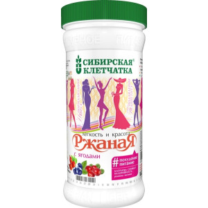 Ржаная с ягодами, Клетчатка Сибирская, 350 г