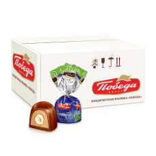 Трюфели без сахара с лесн.орех Победа, кг