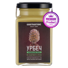 Урбеч из кедрового ореха, 260мл, Goodtradition