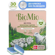 Экологичные таблетки для посуд.машины э маслом эвкалипта №30 BIO MIO