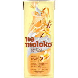 Немолоко овсянно ванильное, 250мл