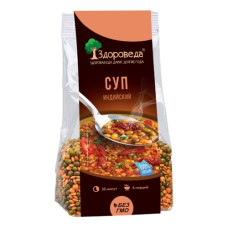 Суп индийский Марсудал маш с красной чечевицей, 250гр Здороведа