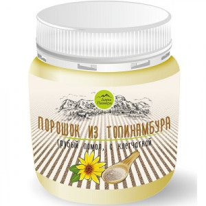 Порошок из топинамбура, грубый помол с клетчаткой, пл.банка, 200г.
