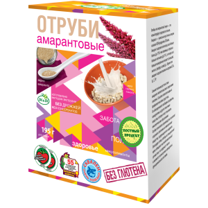 Отруби амарантовые БГ, 250г Di&amp;Di