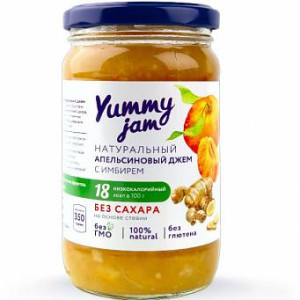 Джем апельсиновый с имбирем 350 гр Yummy jam