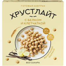Ванильный Завтрак "Хрустлайт" с белком и клетчаткой 100 г