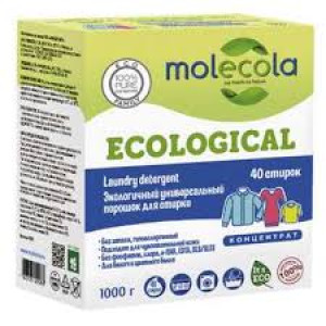 Экологичный универсальный порошок для стирки КОНЦЕНТРАТ 1кг, Molecola