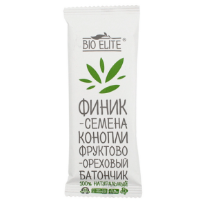 Батончик семена финик-конопли Bio elite