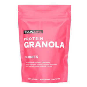 Гранола протеиновая "Ягоды" R.A.W. LIFE