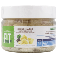 Какао МАСЛО натуральное (первого холодного отжима) FIT FEEL 150г. (банка)