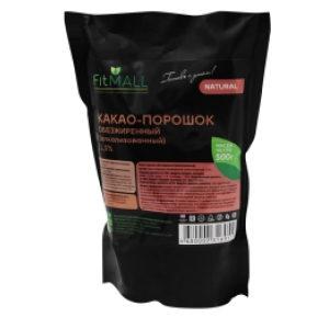 Какао-порошок 11% 500г FIT MALL обезжиренный (алкализованный)