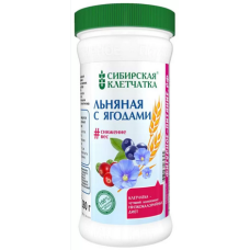 Клетчатка Сибирская льняная с ягодами 280 г