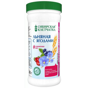 Клетчатка Сибирская льняная с ягодами 280 г