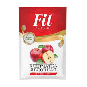 Клечатка яблочная с пектином, 100г. Fit parad