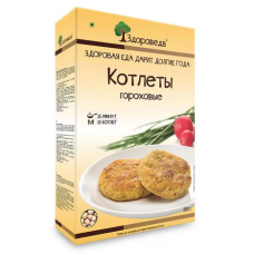 Котлеты гороховые, 280 г Здороведа