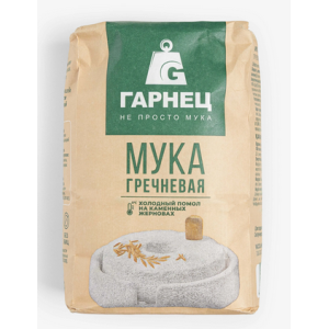 Мука без глютена гречневая, 500г Гарнец