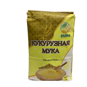 Мука кукурузная без глютена , 1кг пач. Qazyna
