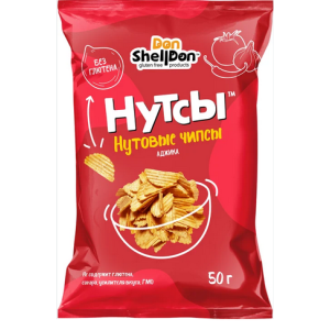 Нутсы нутовые чипсы Аджика Don Shelldon 50 г