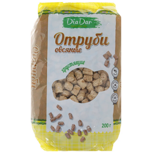 Отруби овсяные 200 г. хруст. пресов.Диадар