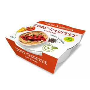 Тофу-паштет "Барбекю", Casa Kubana, коррекс 110г