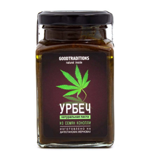 Урбеч из Семян КОНОПЛИ GOODTRADITIONS, стекло, 230г.
