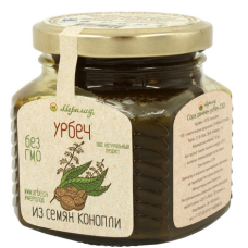 Урбеч из семян конопли ТМ Мералад 230гр